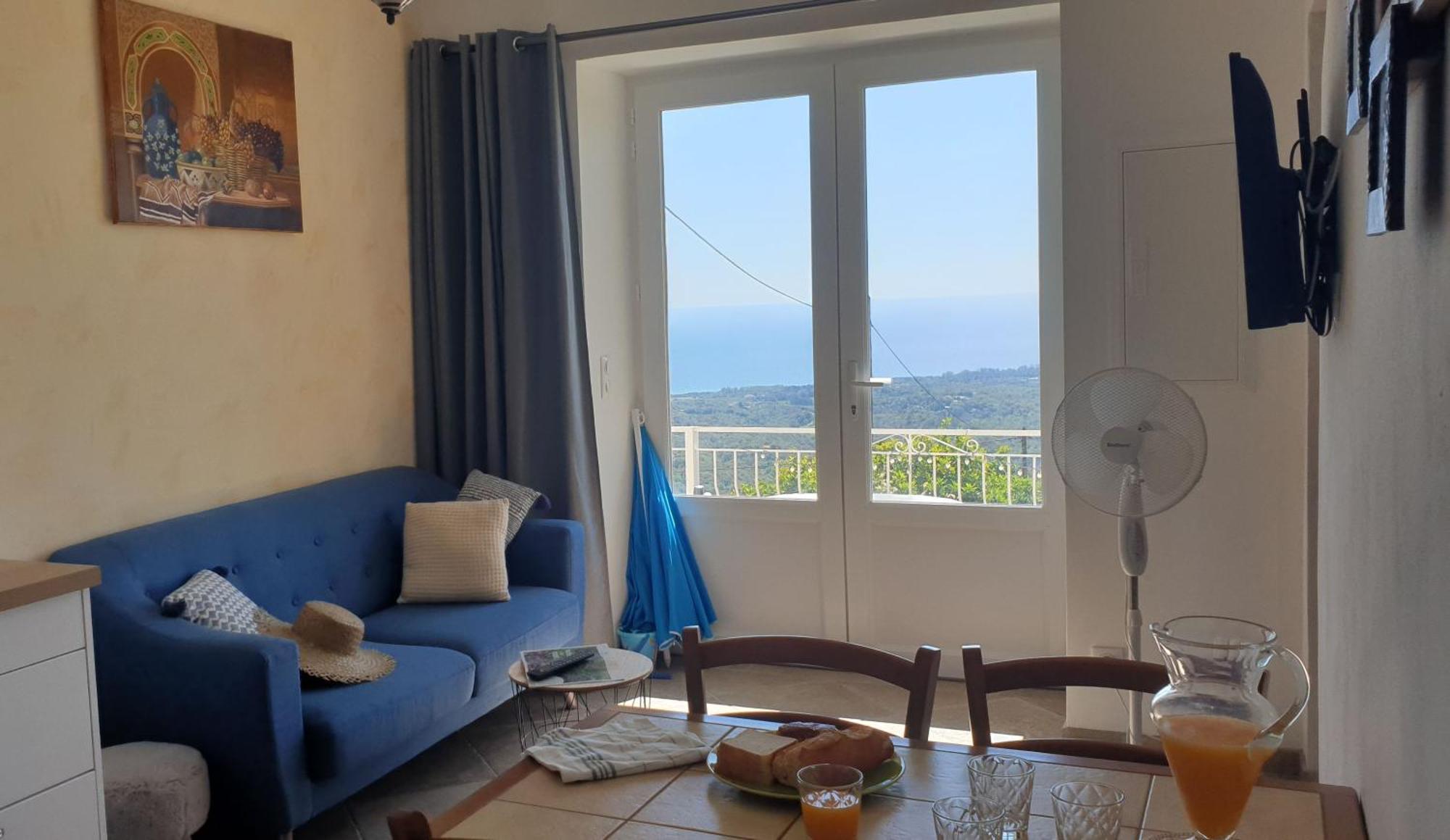 Appartement A Caserella Entierement Renove Avec Terrasse Et Vue Panoramique Sur Mer Valle-di-Campoloro Экстерьер фото